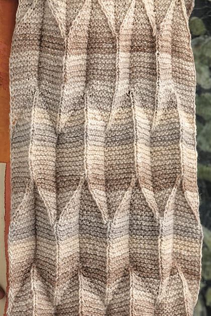 A Noro Silk Garden Pattern - Origami Shawl (PDF)