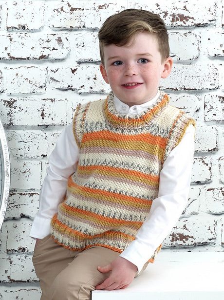 An EYB Fair Isle Pattern - Oscar Sweater + Slipover (PDF File)