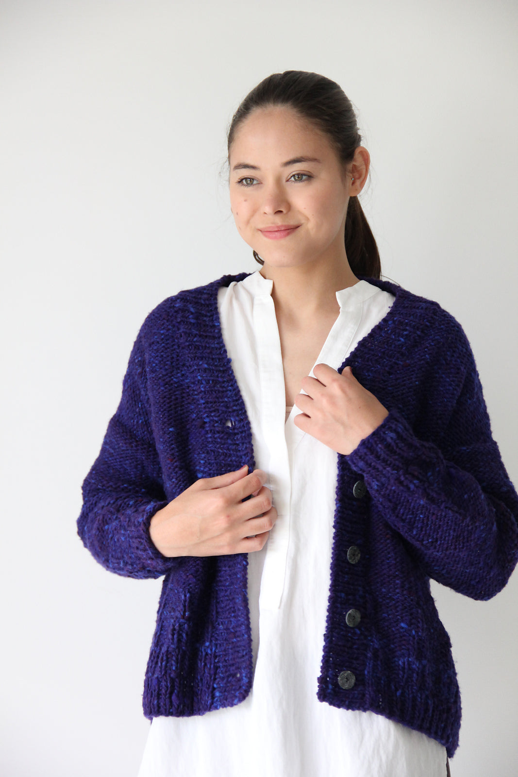 A Noro Tsuido Knitting Pattern - Outtake Cardigan (PDF)