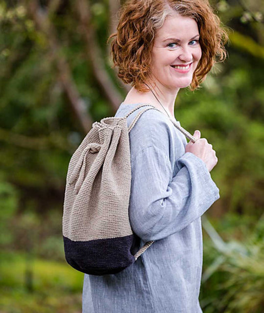 A Churchmouse Yarns and Teas Pattern - Oval Crocheted Bucket Bags & Pouches (PDF)