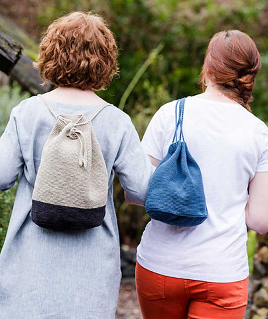 A Churchmouse Yarns and Teas Pattern - Oval Crocheted Bucket Bags & Pouches (PDF)