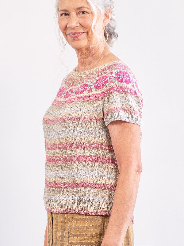 A Berroco Vivo and Pima Soft Pattern - Palmier Top (PDF File)