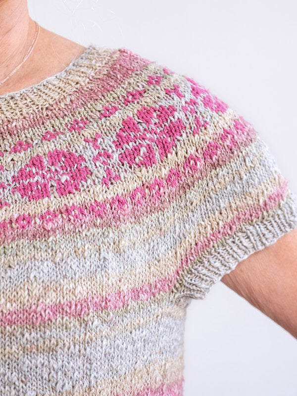 A Berroco Vivo and Pima Soft Pattern - Palmier Top (PDF)