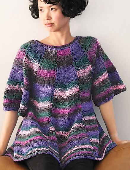 A Noro Nishiki Pattern - Panel Top knitting pattern on sale at Little Knits