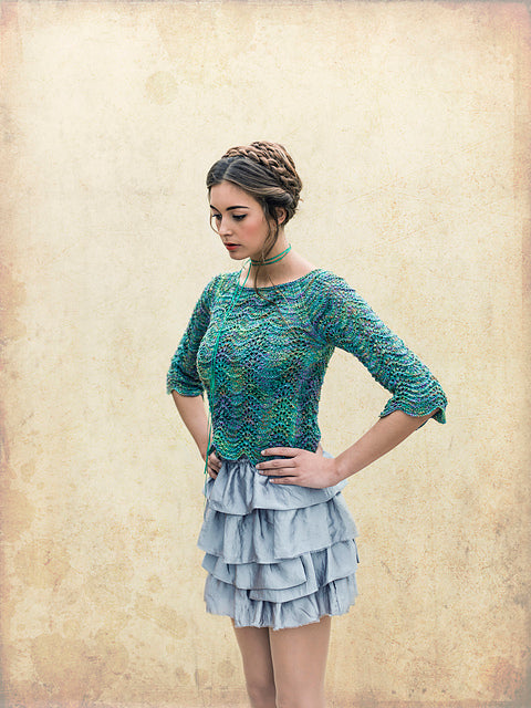 A Louisa Harding Noema Pattern - Papillon - Free with Purchases of 6 Skeins of Noema (Print Pattern)