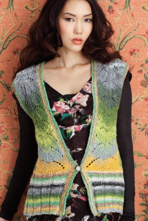 Noro Taiyo Pattern - Parasol Lace Vest (PDF)