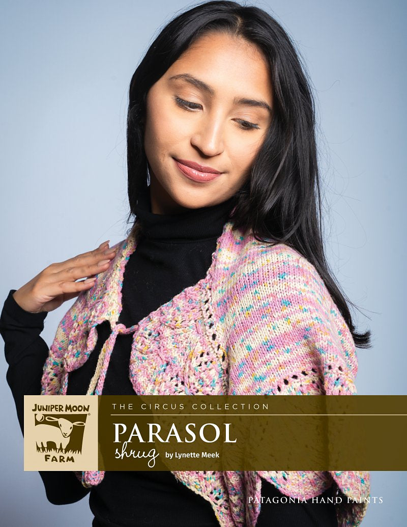 A Juniper Moon Patagonia Organic Merino Pattern - Parasol Shrug (PDF)