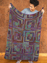 A Berroco Sesame Free Pattern - Parquet Throw - LINK TO DOWNLOAD IN DESCRIPTION