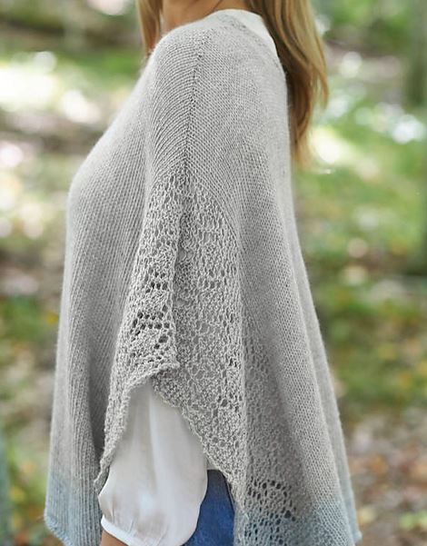 Penrose Poncho - Free with Purchase of 7 or More Skeins of Cambria (PDF File)