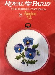 Anchor Royal Paris Counted Cross Stitch Pensees (9886420-00003)