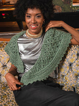 A Berroco Gimlet Pattern - Peridot Shawl (PDF)