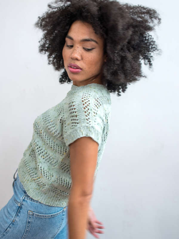 A Berroco Zinnia Pattern - Perrin Tee (PDF)