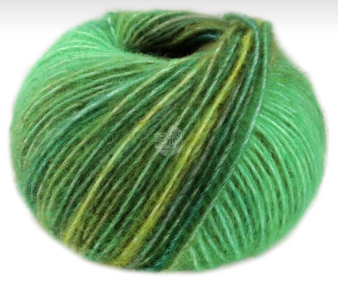 Lana Grossa Picasso - Green Day (Color #1) - FULL BAG SALE (5 Skeins)
