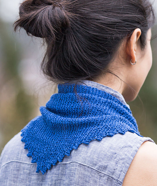 A Churchmouse Yarns and Teas Pattern - Pinking Shears Scarf (PDF)