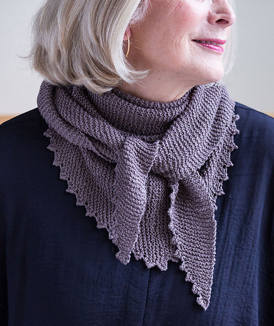 z A Churchmouse Yarns and Teas Pattern - Pinking Shears Scarf (PDF)