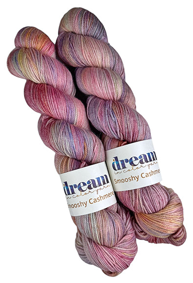Smooshy with Cashmere One of a Kind Colors - Pink Sunrise (2 SKEINS)