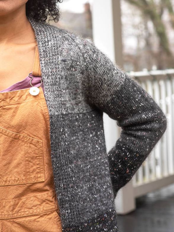 A Berroco Providence and Aerial Pattern - Pinora Cardigan (PDF)