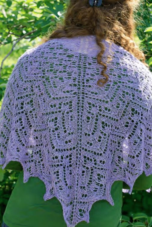 Pinova Shawl - FREE with Purchases of 1 or More Skeins of Exquisite Lace (PDF File).