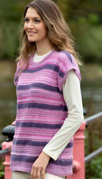 A Pretty In Pima Pattern - Margo Pullover (PDF) - FREE W/ 5 SKEIN PIMA PURCHASES, 2 PATTERNS PER PURCHASE PLEASE