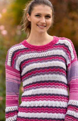 A Pretty In Pima Pattern - Molly Pullover (PDF) - FREE W/ 5 SKEIN PIMA PURCHASES, 2 PATTERNS PER PURCHASE PLEASE