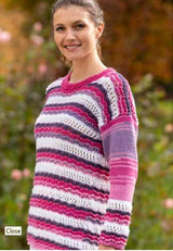 A Pretty In Pima Pattern - Molly Pullover (PDF) - FREE W/ 5 SKEIN PIMA PURCHASES, 2 PATTERNS PER PURCHASE PLEASE