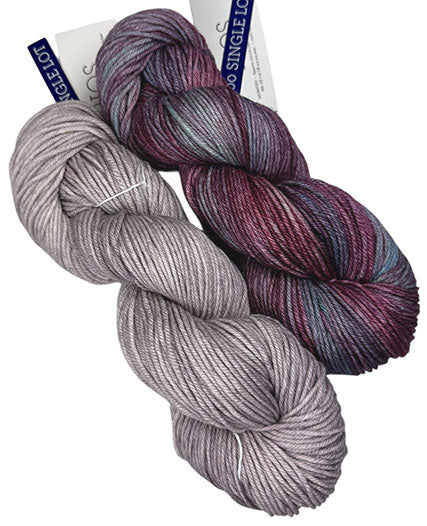 Malabrigo Rios One of a Kind - Plum Smoke (TWO SKEINS)