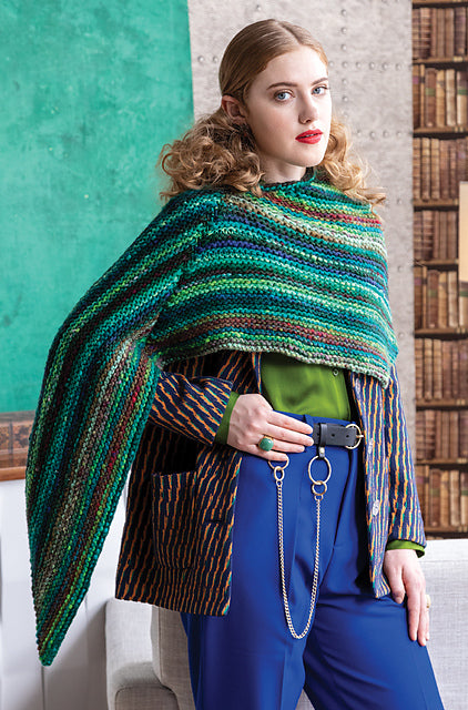 A Noro Bachi Pattern - Pointed Poncho (PDF)