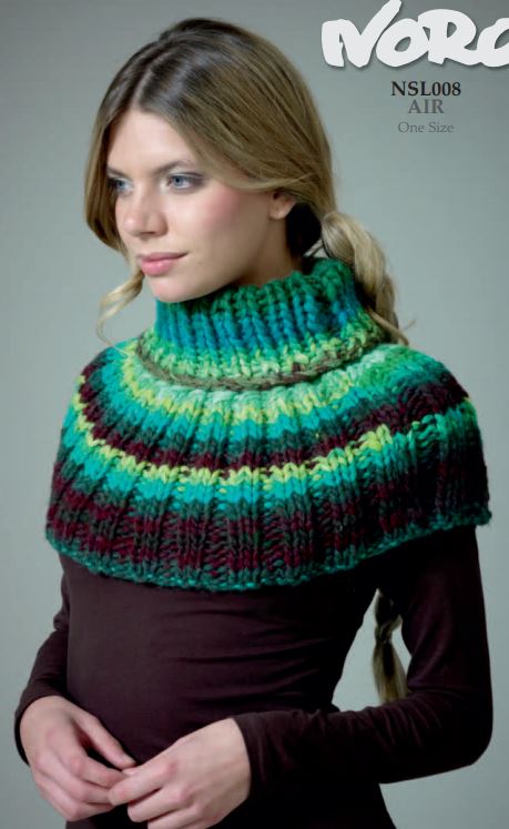 A Noro Kureyon AIR Pattern - Polo Neck Warmer (PDF)