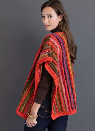 A Noro Malvinas & Ito Pattern - Poppy Poncho (PDF)