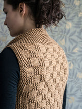 A Berroco Vintage Chunky Pattern - Brooklin Vest (PDF)