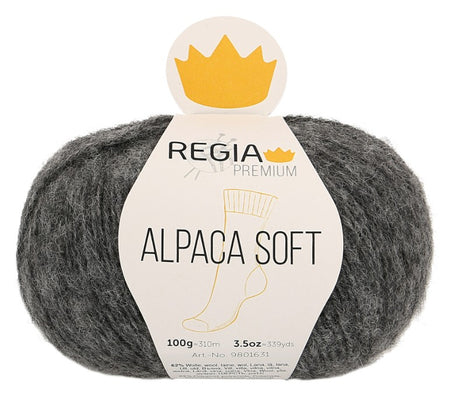 Regia Premium Alpaca Soft Anthrazit Color 95