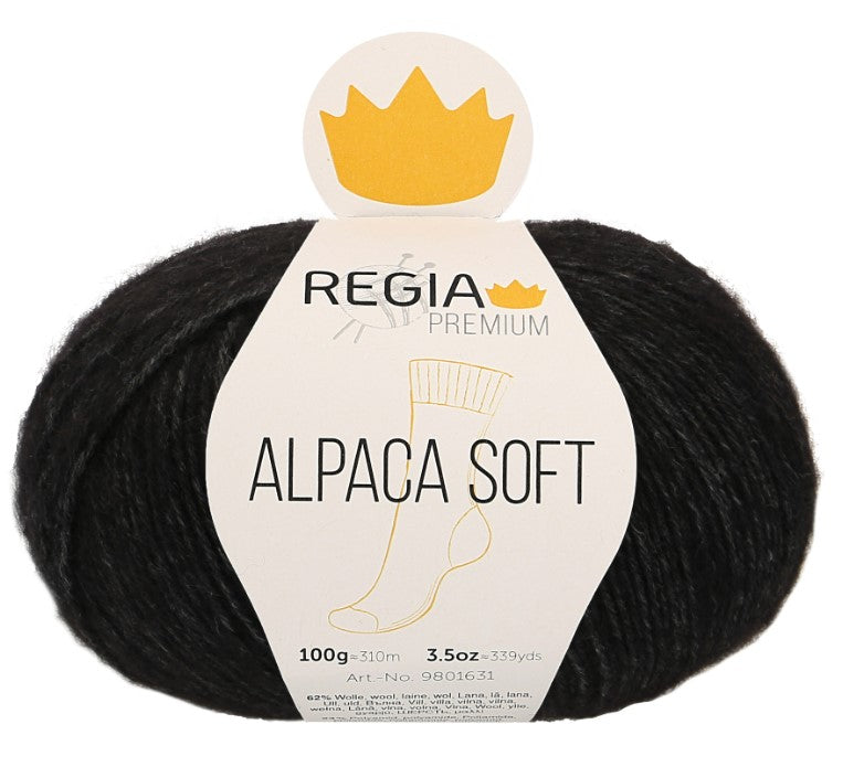 Regia Premium Alpaca Soft Schwarz Color 99