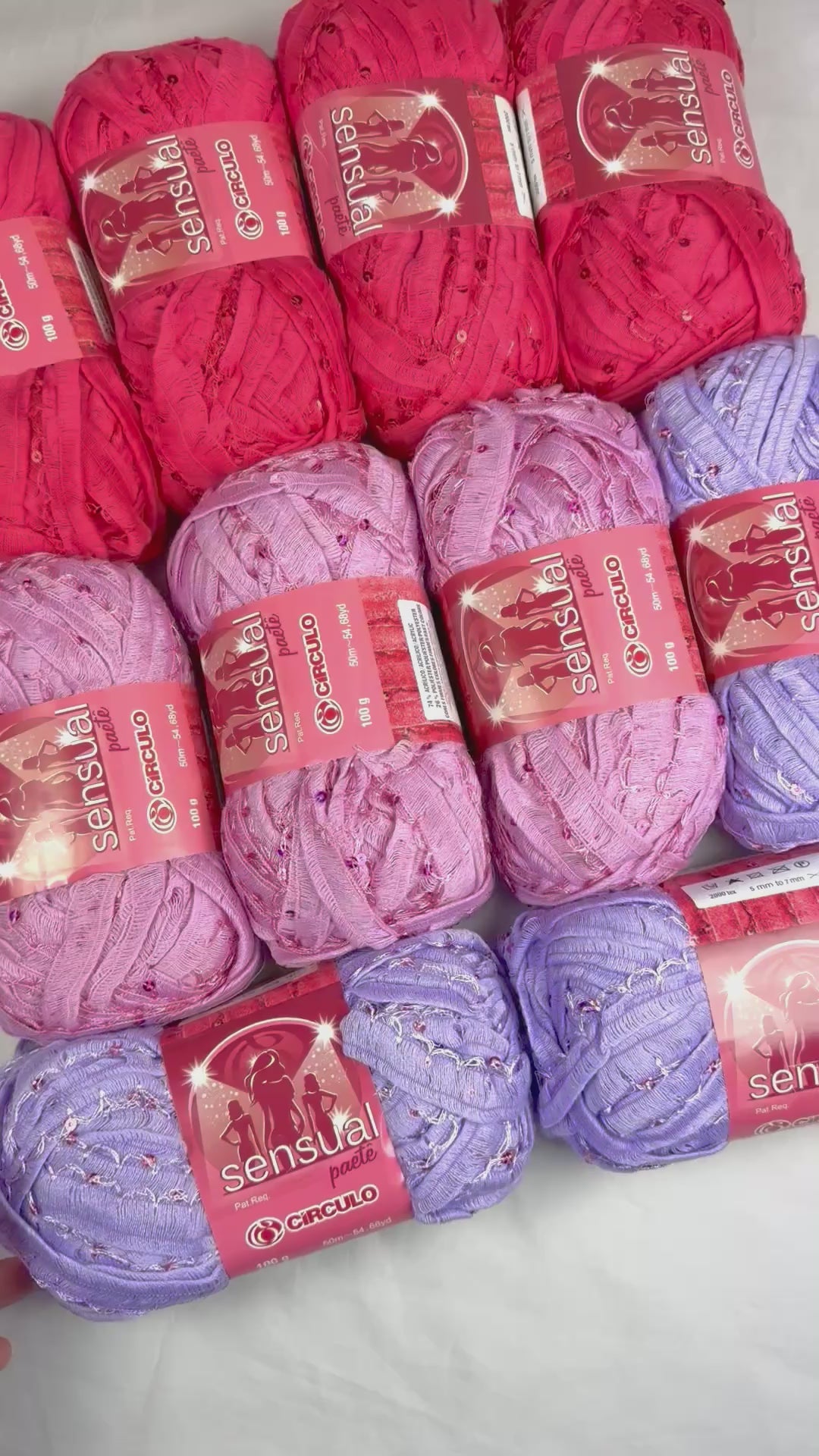 Load video: Circulo Sensual Paete - Happy Mixed Bag (TEN Skeins as Shown)