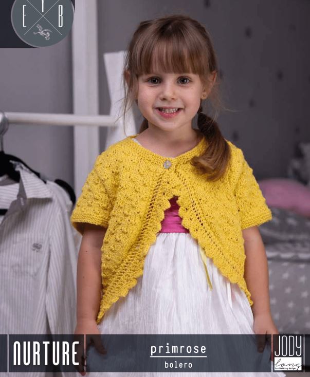 Primrose Bolero - Free with Purchase of 2 or More Skeins of Nurture (PDF File)