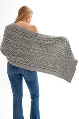 A Jody Long Alba Aran Pattern - Priscilla Wrap (PDF File)