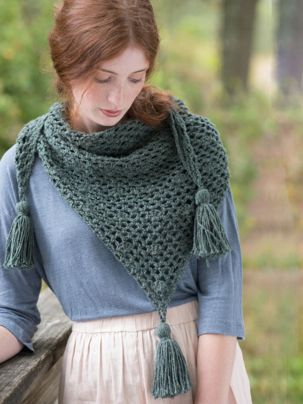 A Berroco Remix Crochet Pattern - Balsam Scarf (PDF)