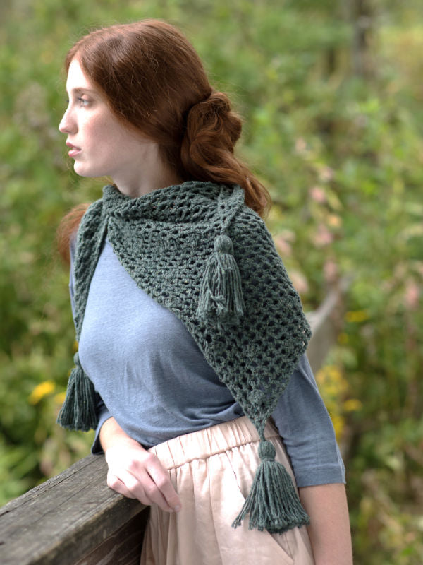 A Berroco Remix Crochet Pattern - Balsam Scarf (PDF)