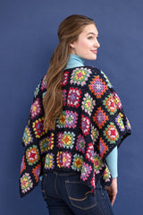 A Queensland Recycled Tweed Crochet Pattern - Juanita Poncho (PDF)