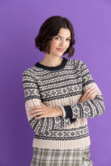 A Queensland Shetland Lite Pattern - Claudette Pullover - Free with purchases of 8 skeins of Shetland Lite (Print Pattern)