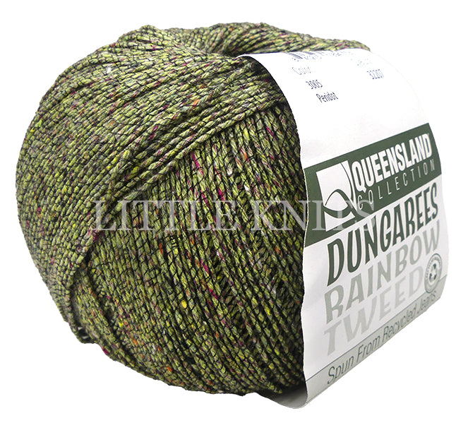 Queensland Dungarees Rainbow Tweed - Peridot (Color #3005) - 10 SKEIN BAG - 65% OFF SALE!