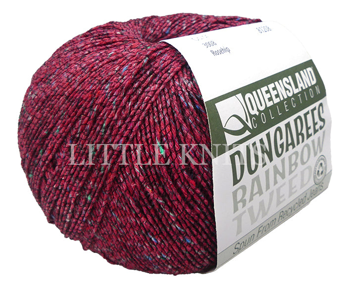 Queensland Dungarees Rainbow Tweed - Rosehip (Color #3008) - FULL BAG SALE (5 Skeins)