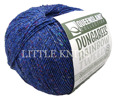 Queensland Dungarees Rainbow Tweed - Lapis (Color #3010) on sale at little knits