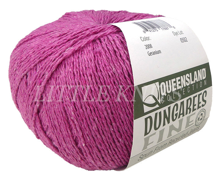 Queensland Dungarees Fine - Geranium (Color #2008) - FULL BAG SALE (5 Skeins)