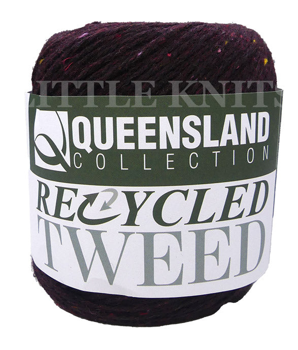 Queensland Recycled Tweed - Liquorice (Color #05) - FULL BAG SALE (5 Skeins)