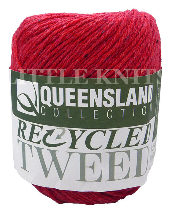 Queensland Recycled Tweed - Crimson (Color #23)