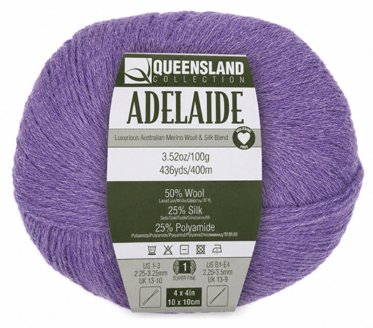 Queensland Adelaide - Jacaranda (Color #103) - FULL BAG SALE (5 SKEINS)