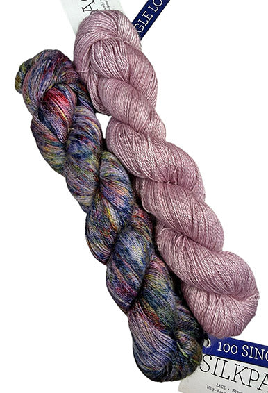 Malabrigo Silkpaca One of a Kind Bag - Quiet Bloom (2 SKEINS)
