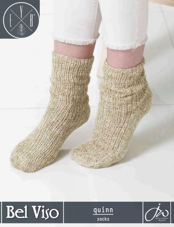 A Bel Viso Pattern - Quinn Socks (PDF)