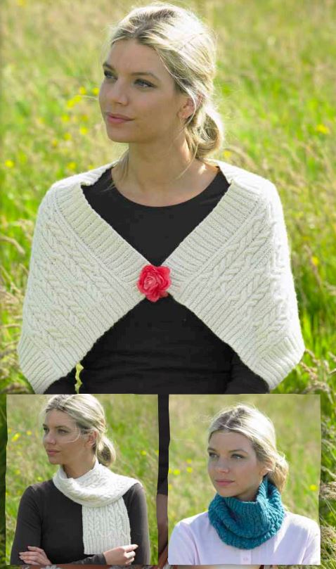 A Mirasol Qulla Pattern - Wrap, Scarf & Cowl Pattern (PDF)