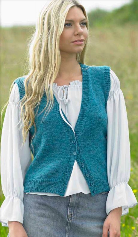 A Mirasol Qulla Pattern - Waistcoat Pattern (PDF)